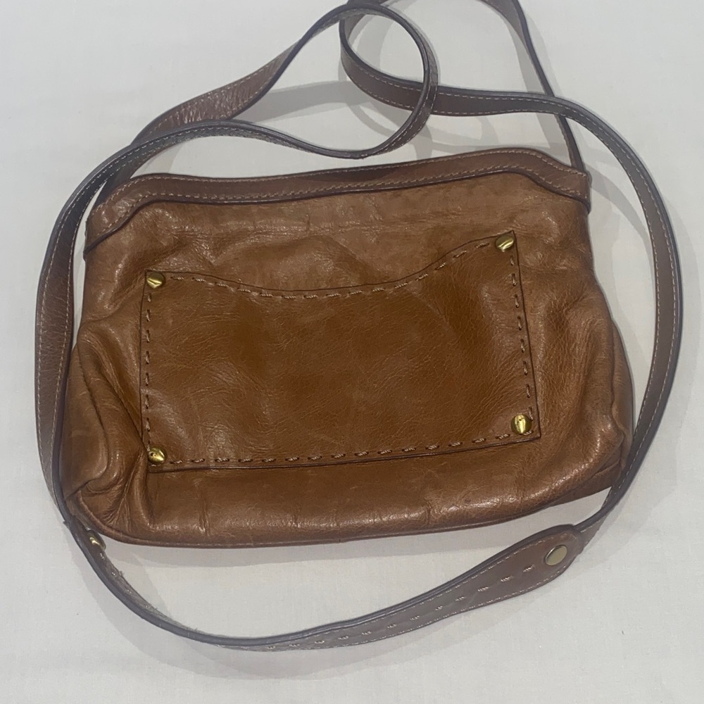 HOBO Tan Leather Crossbody Bag